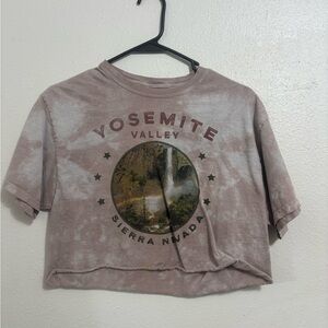 Yosemite Valley Graphic Crop Top